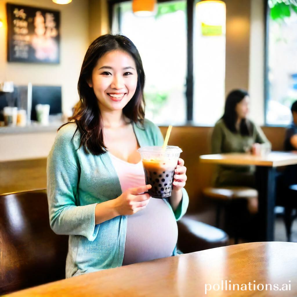 can i drink boba tea while pregnant